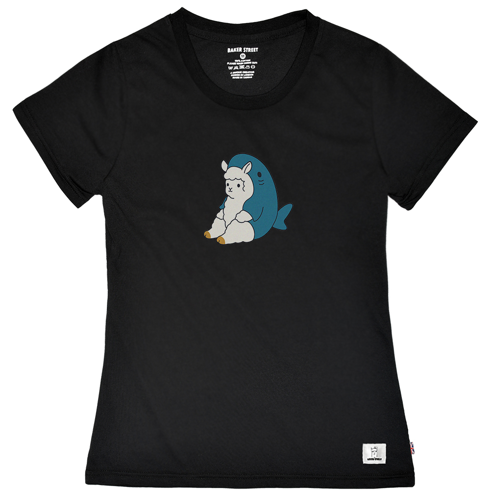 羊駝鯊魚 mofupaca女版短T