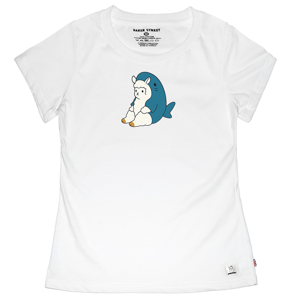 羊駝鯊魚 mofupaca女版短T