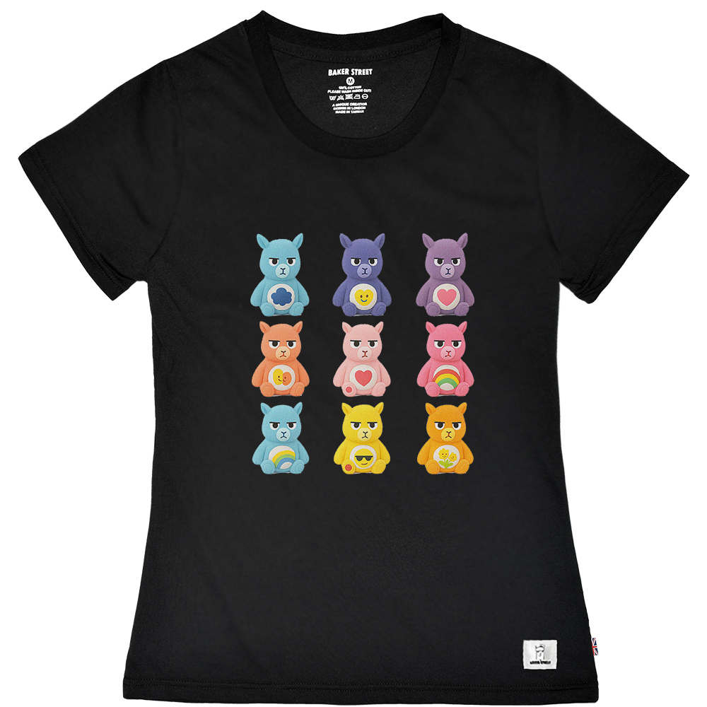 彩虹羊駝 Carepaca女版短T