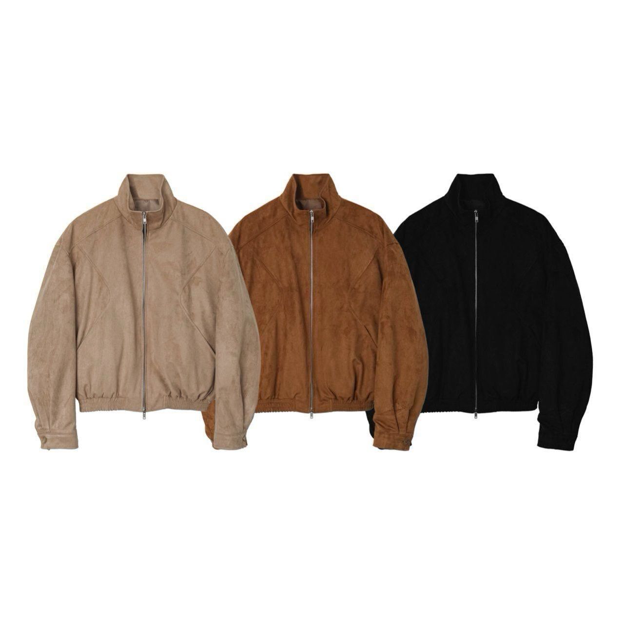 反領拉鍊猄面褸 Veil-077JK