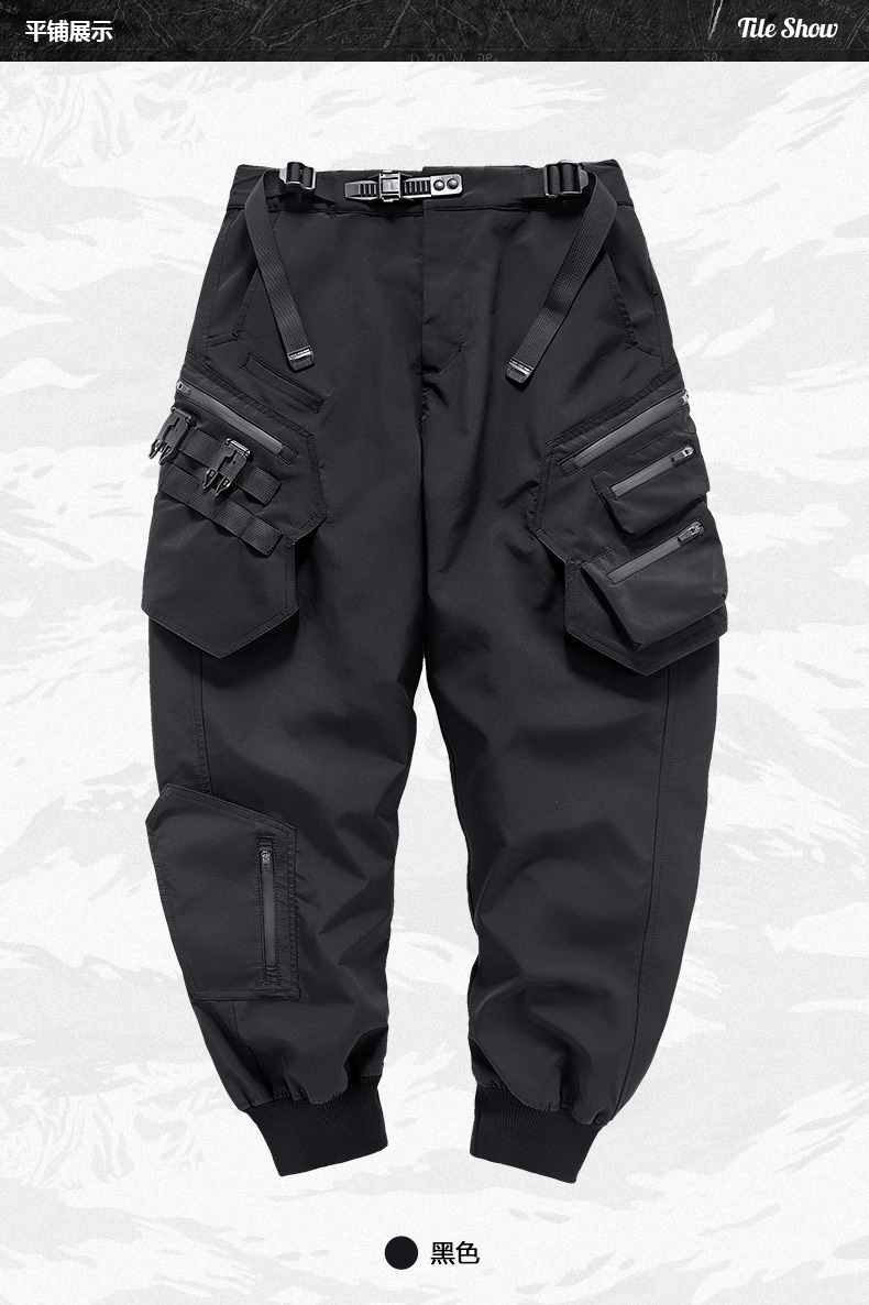 𝙏𝙀𝘾𝙃𝙒𝙀𝘼𝙍 多口袋機能工裝束腳褲