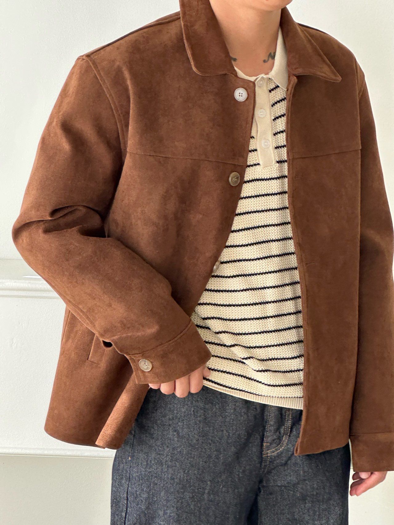 反領開胸猄面褸 Veil-082JK