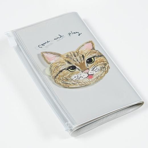 袖山嘉穗子 貓 TIDY卡夾鑰匙包｜ 日本Greeting Life