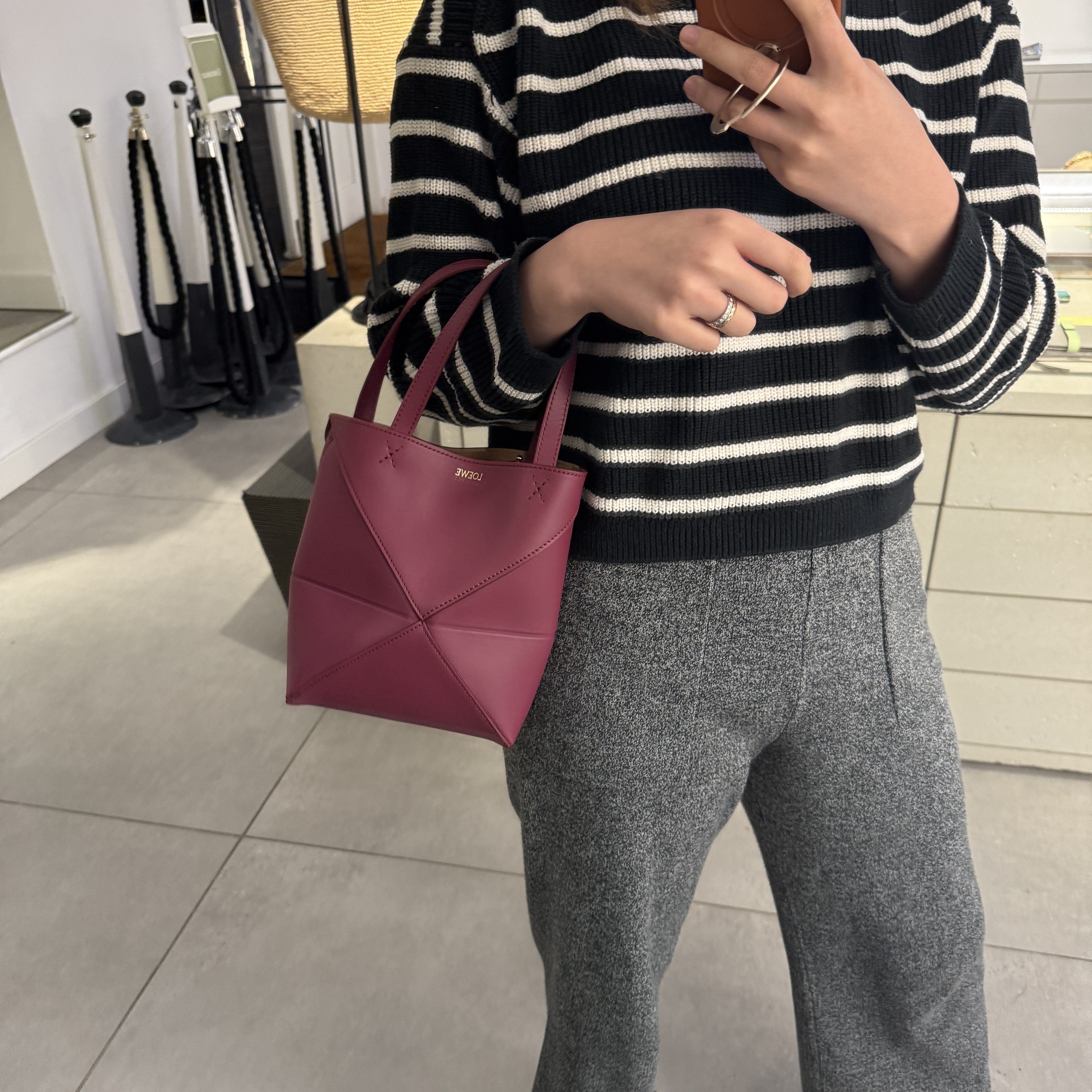 Loewe Puzzle Fold Tote Mini bag 3 colors