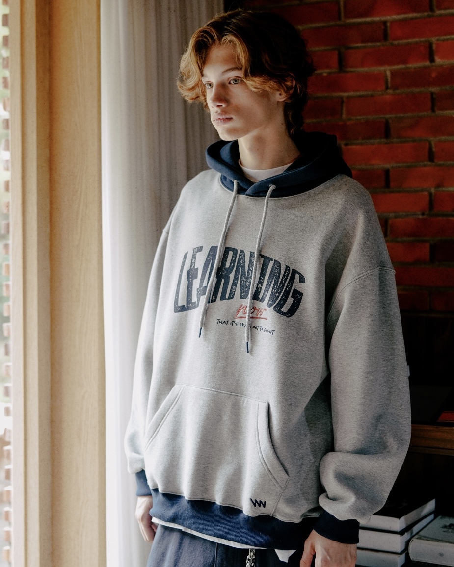 <預購> 韓國WV PROJECT Running Now高磅刷毛帽T