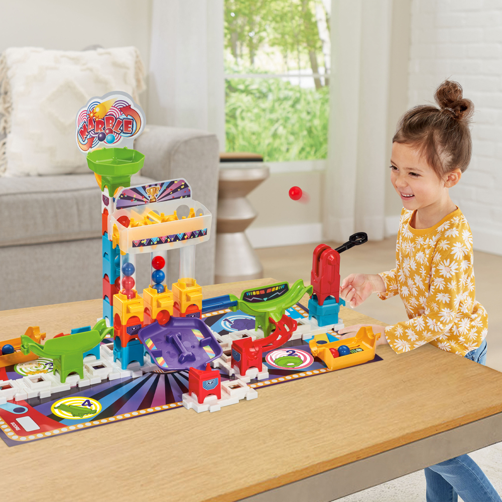 Vtech 智能滾球積木建構軌道組-競賽遊戲