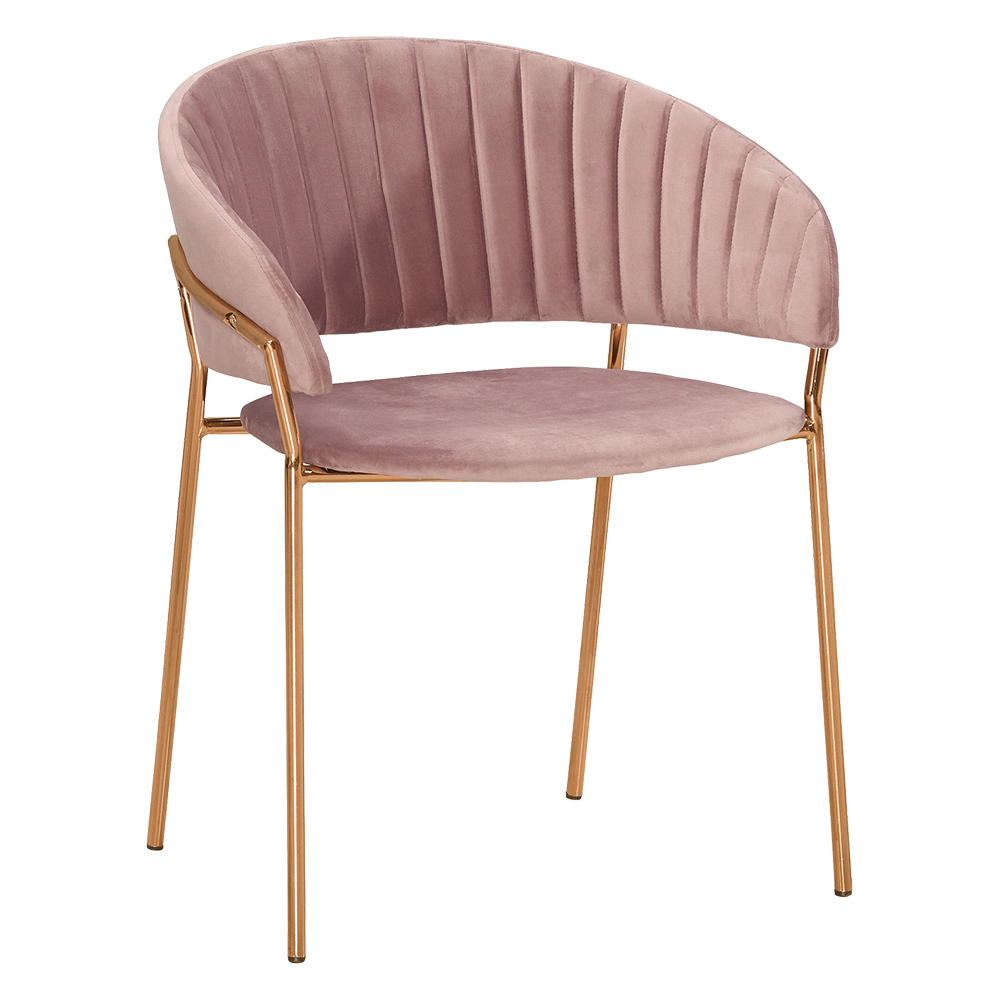 迪蘭莎質感絨布面餐椅/單椅(兩色可選)