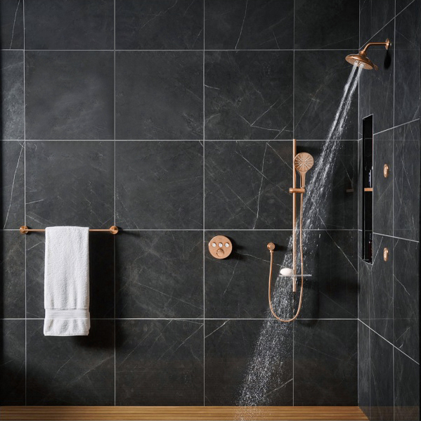 GROHE｜Essentials 毛巾桿60cm（玫瑰金）40366DA1