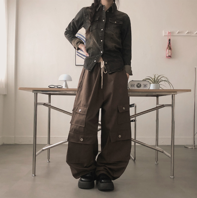 早秋預訂｜Rodenple 雙口袋寬褲