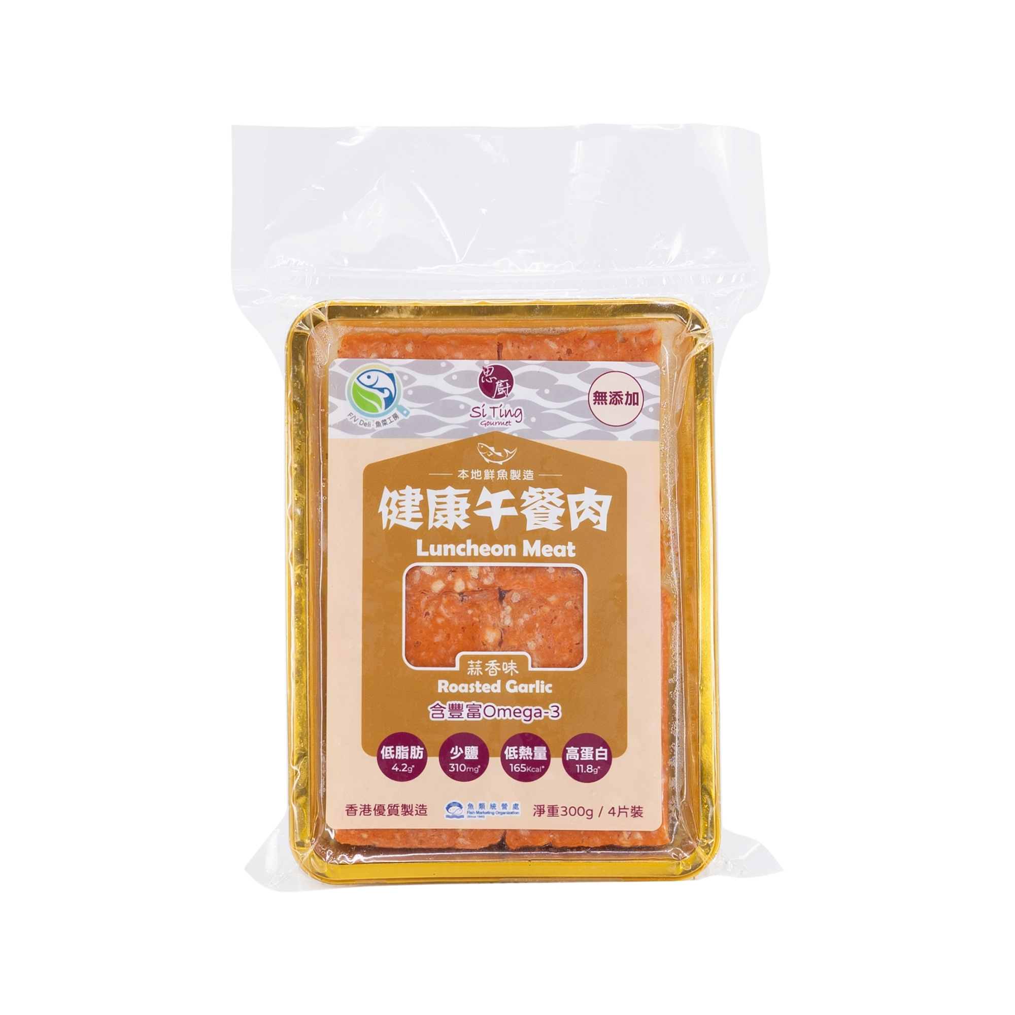 F/V Deli: Si Ting Gourmet Luncheon Meat-Roasted Garlic Flavor 300g