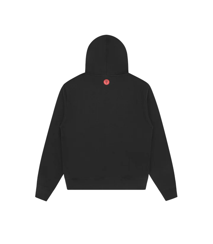 POLKA DOT RUNNING DOG POPOVER HOODIE