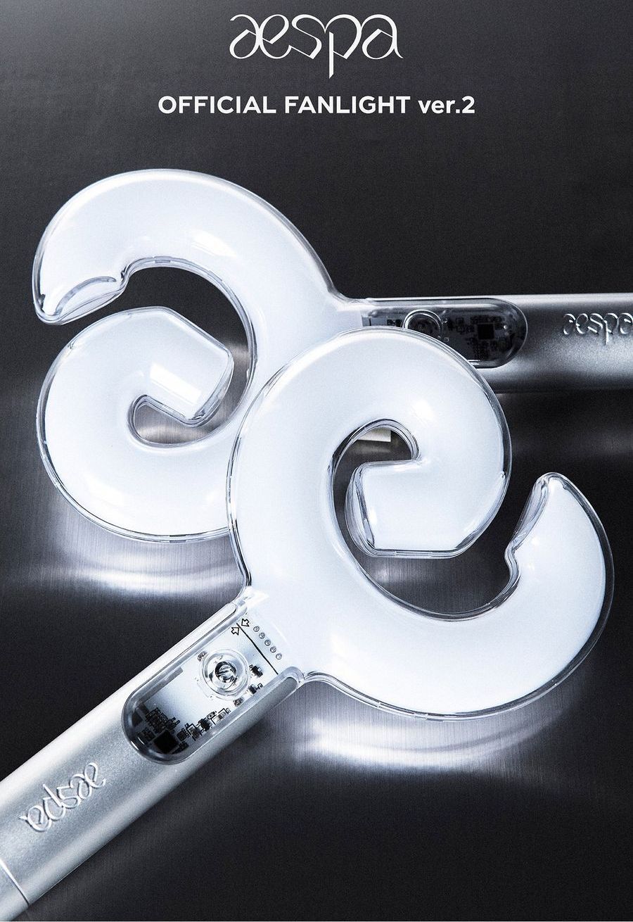 ❤︎　aespa OFFICIALFANLIGHT ver2 2点セット ミュージシャン aespa OFFICIAL FANLIGHT ver.2 aespa OFFICIAL