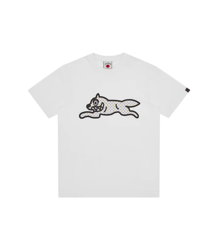 POLKA DOT RUNNING DOG T-SHIRT