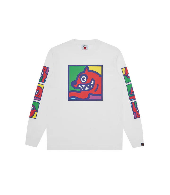 POP ART RUNNING DOG L/S T-SHIRT