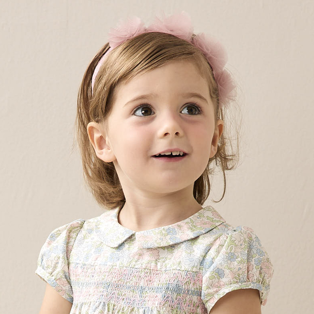 PIPPY 浪漫花朵髮帶 粉