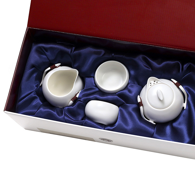 茶道具　龍喜窯　白玉文珠写　茶入　西陣織正法寺純子　仕覆付　共箱　V　R6165 茶道具 龍喜窯 白玉文珠写 茶入 西陣織正法寺純子 仕覆付 共箱 V R6165