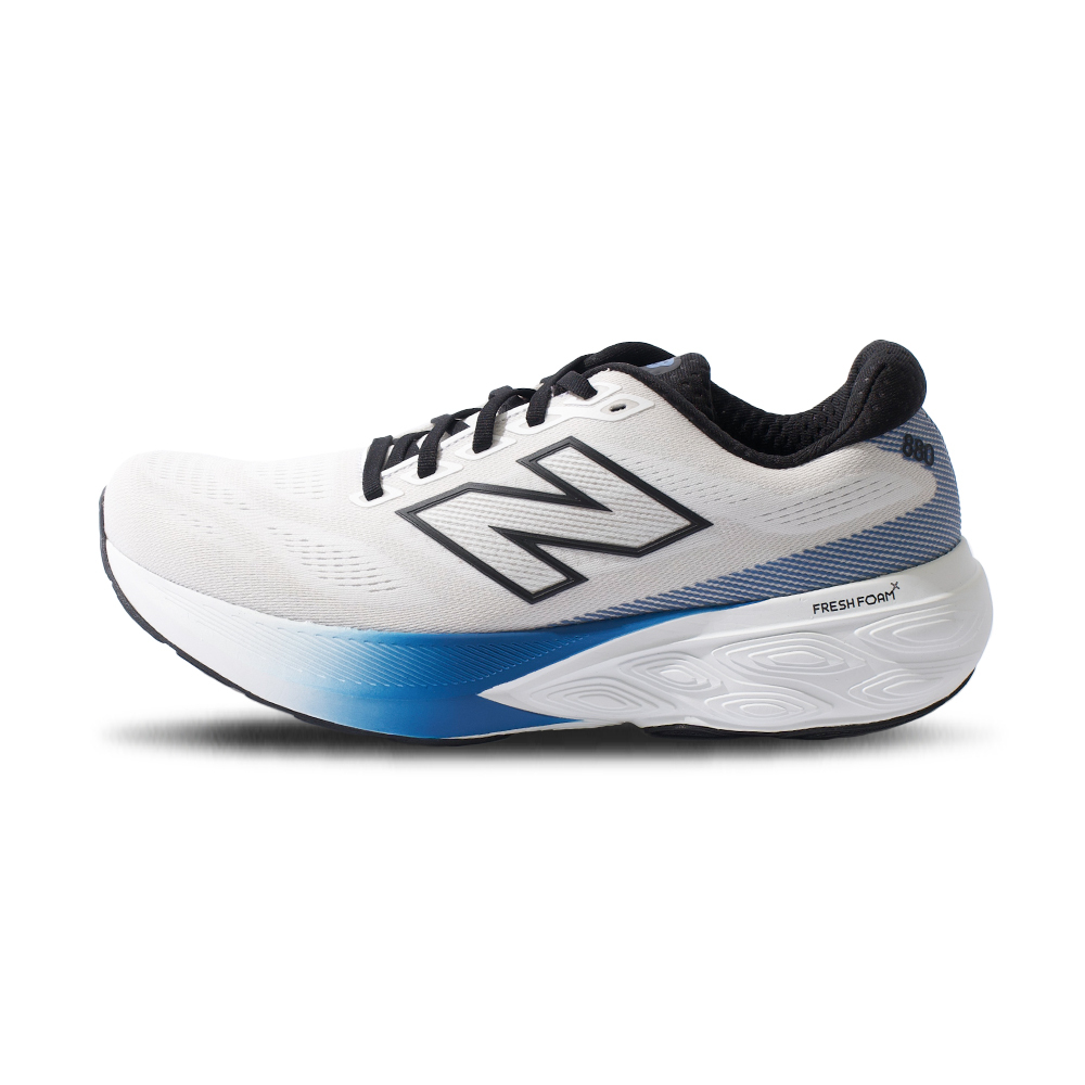 New Balance Fresh Foam 880 男鞋 白藍色 寬楦 緩震 舒適 運動 慢跑鞋 M880N15