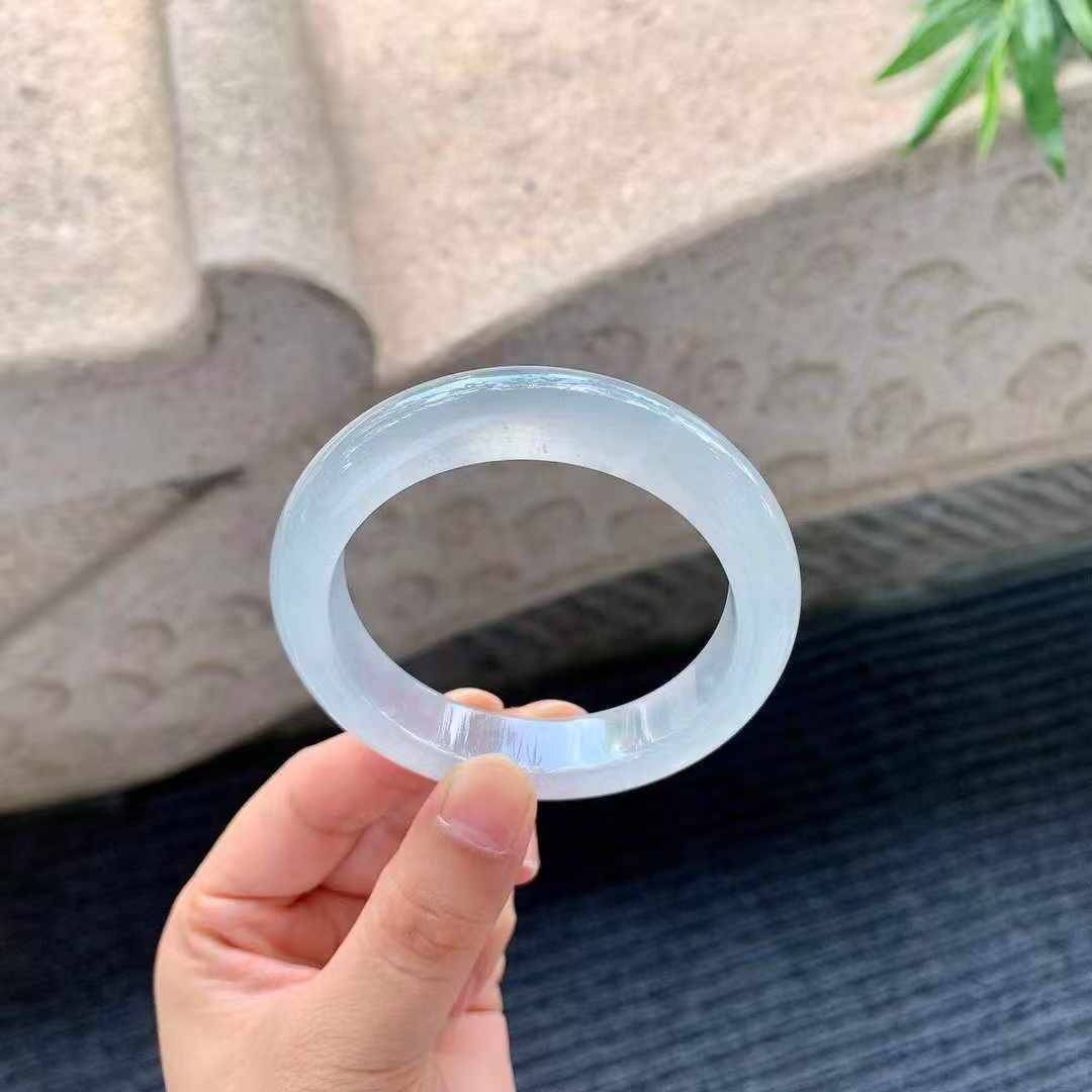 965860 53.2mm冰種翡翠手鐲 (52-54)