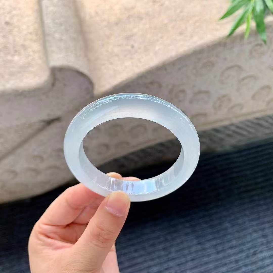 冰種翡翠手鐲,天然翡翠A玉, 緬甸玉, Jade, Jadeite