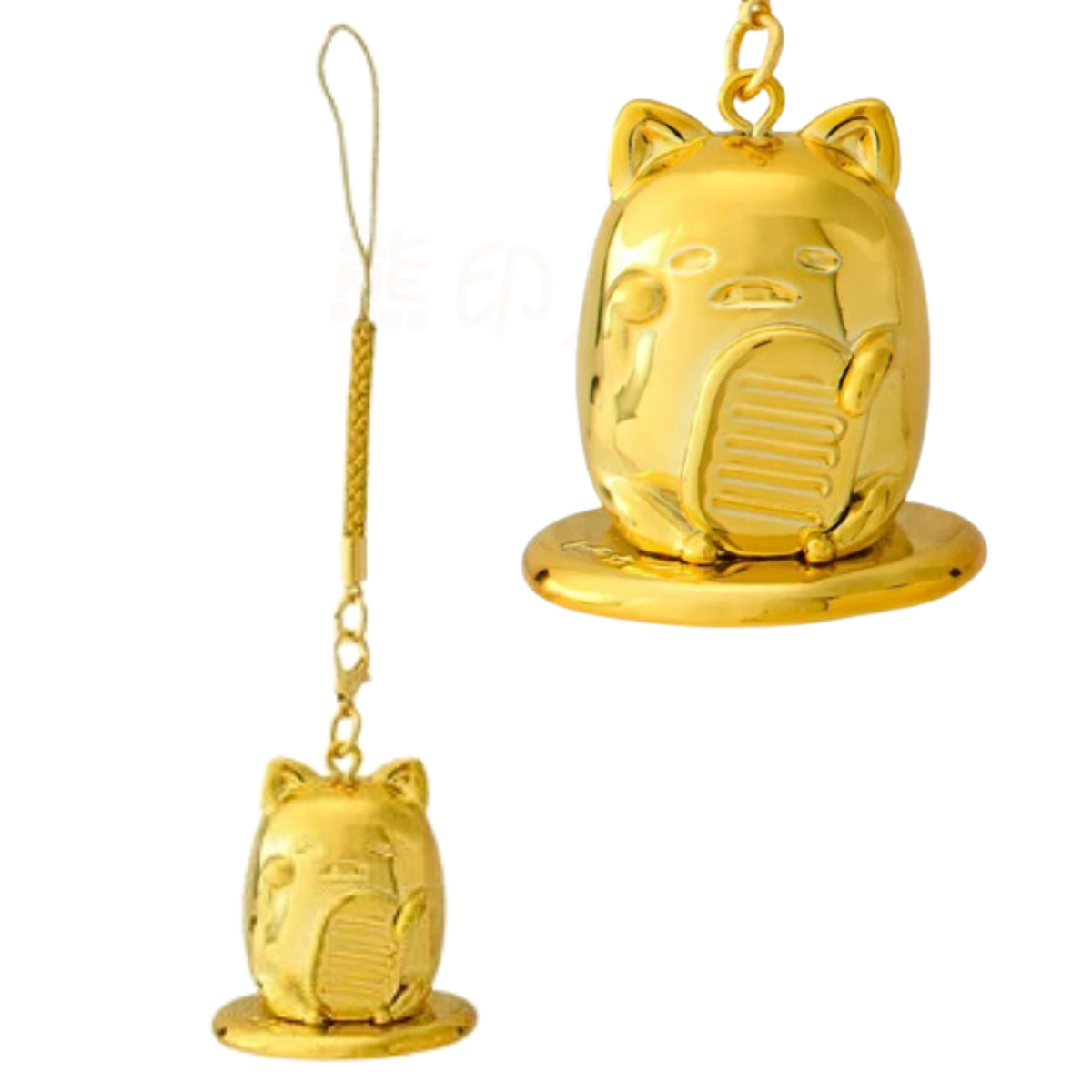 金色蛋黃哥帶來好運電話繩(平行進口)