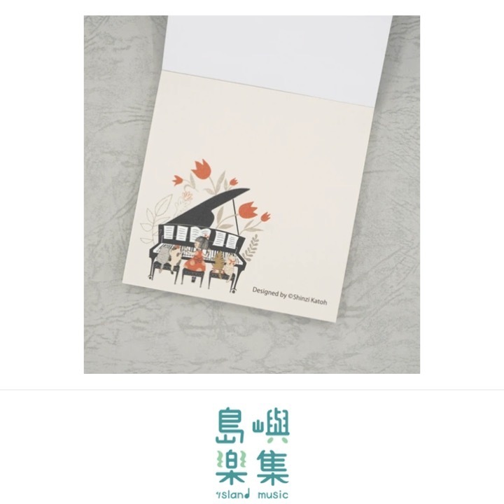 便箋（方塊） Happy Tone 《 Piano Sonata》