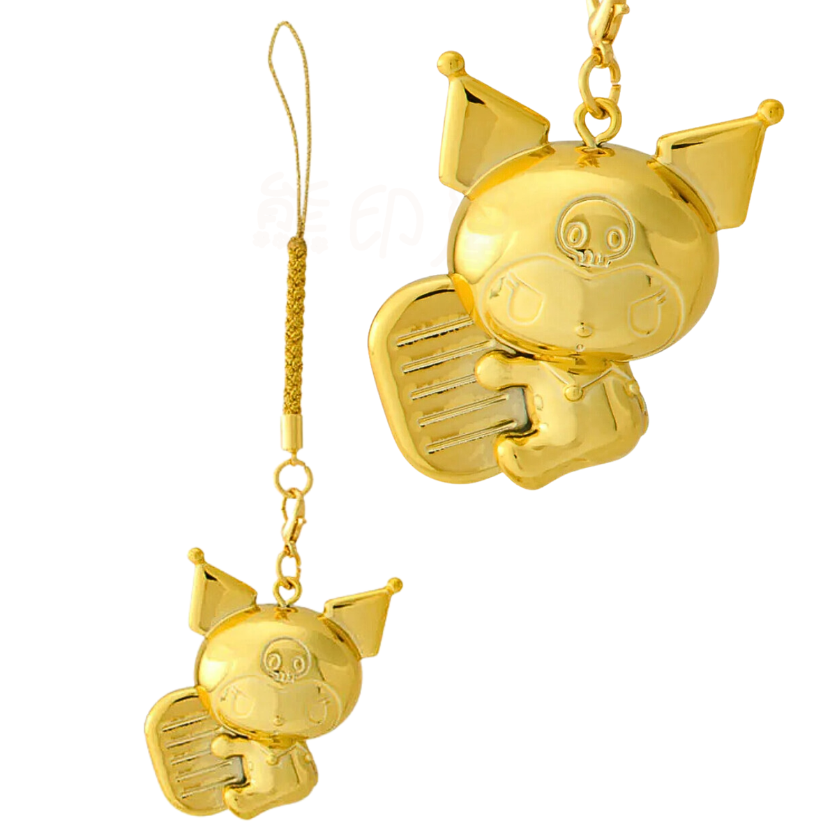 金色Kuromi帶來好運電話繩(平行進口)