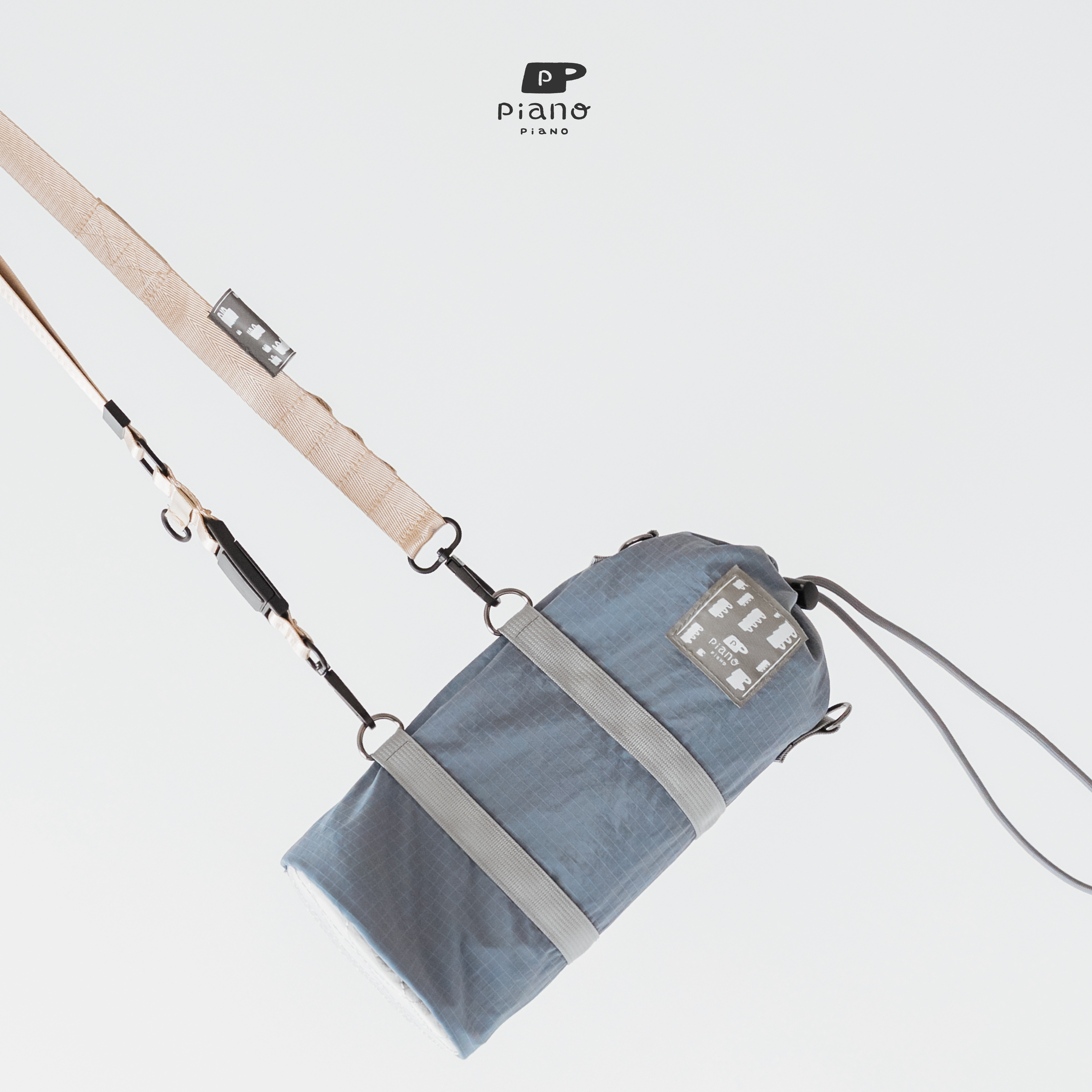 【慢慢挑 2WAY 磁吸快扣掛繩揹帶】（可用於手機掛繩、寬肩mini撞色包揹袋）｜星際綻藍