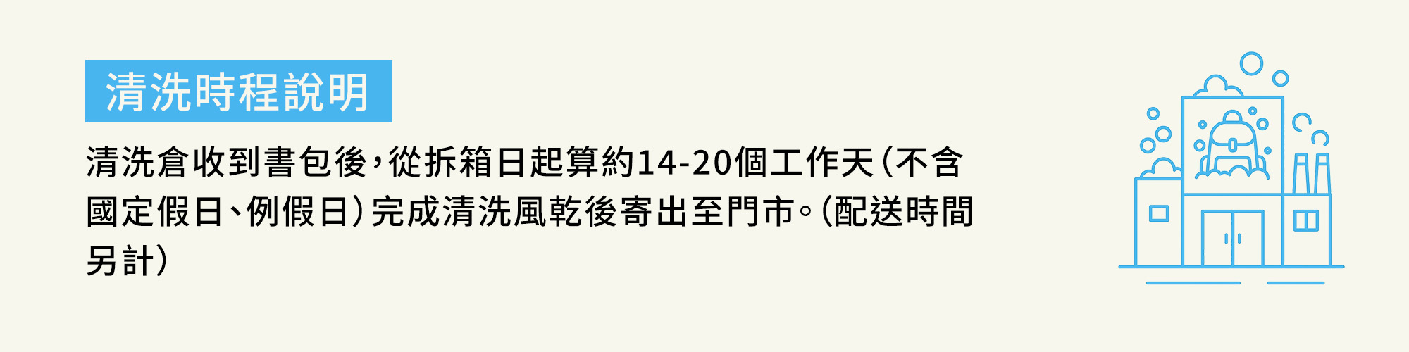 清洗時程說明