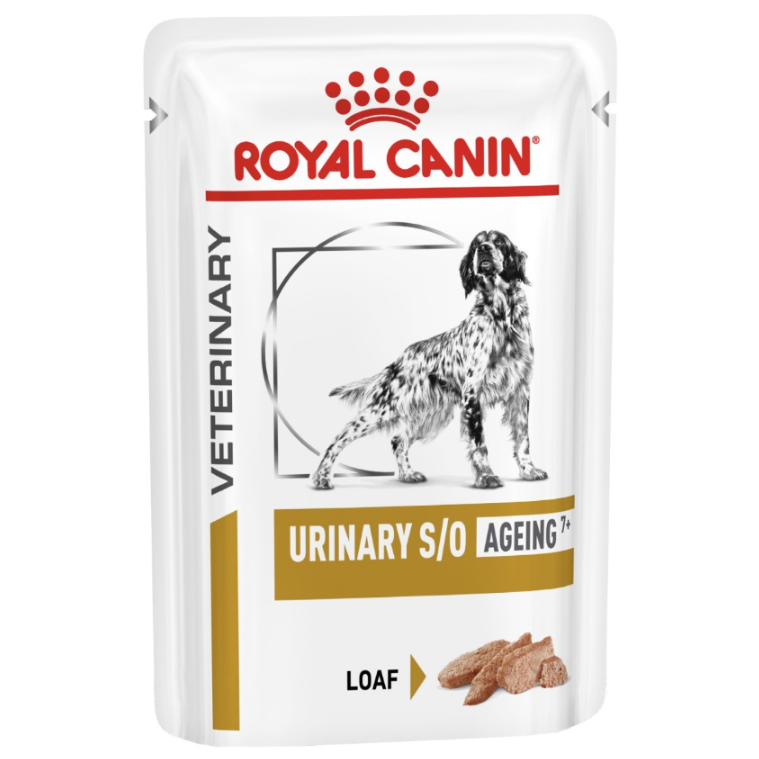 Royal Canin - 獸醫配方 - Urinary S/O Ageing 7+ 成犬7歲以上泌尿道處方濕包 85g (原箱12包)