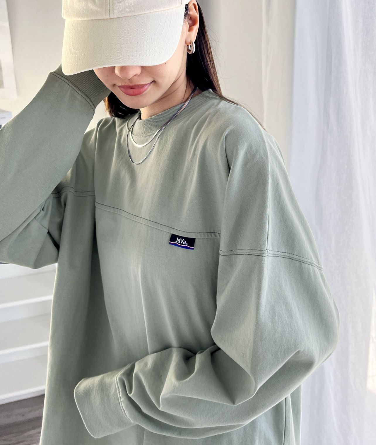 【預購】JN091702 Java 寬鬆長袖上衣
