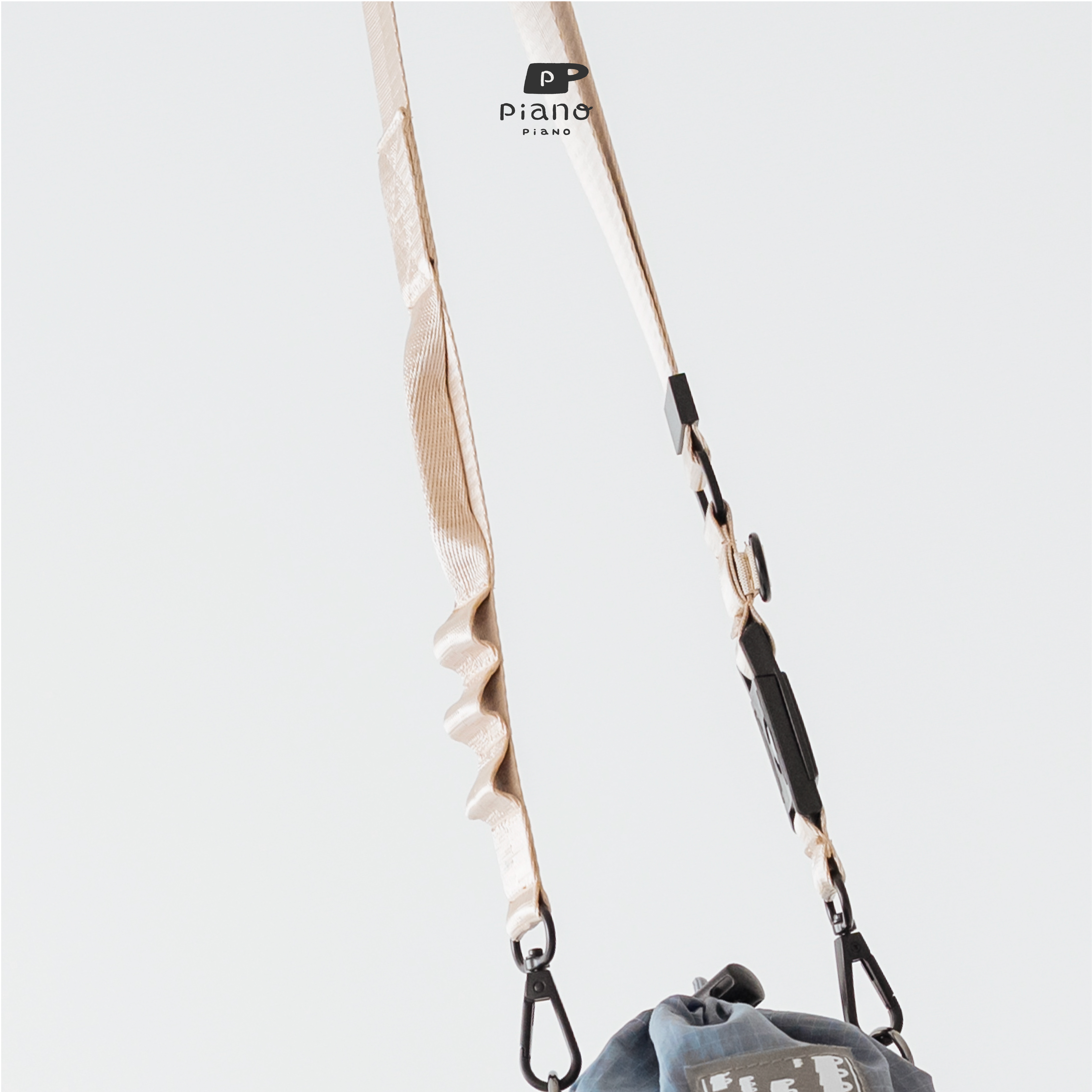 【慢慢挑 2WAY 磁吸快扣掛繩揹帶】（可用於手機掛繩、撞色包揹袋）｜低調鎏金