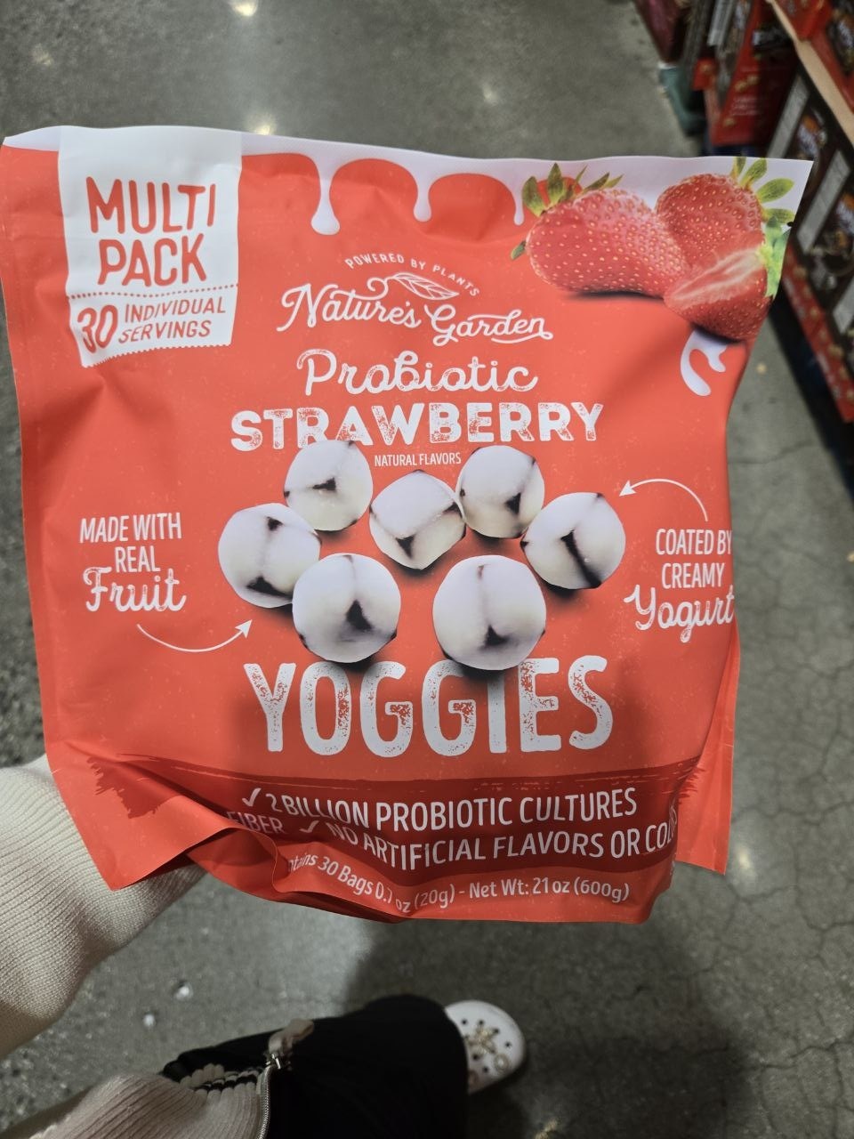 [U] CW NATURE'S GARDEN PROBIOTIC STRAWBERRY YOGGIES, 846548085280 (UCW42)