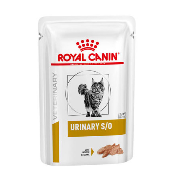Royal Canin - 獸醫配方 - Urinary S/O (in Loaf) (雞味) 成貓泌尿道處方濕包 (肉塊) 85g (原箱12包)
