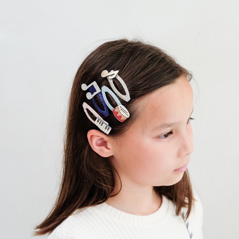 Mimi & Lula 魔幻世界-音符樂器滴答夾4入