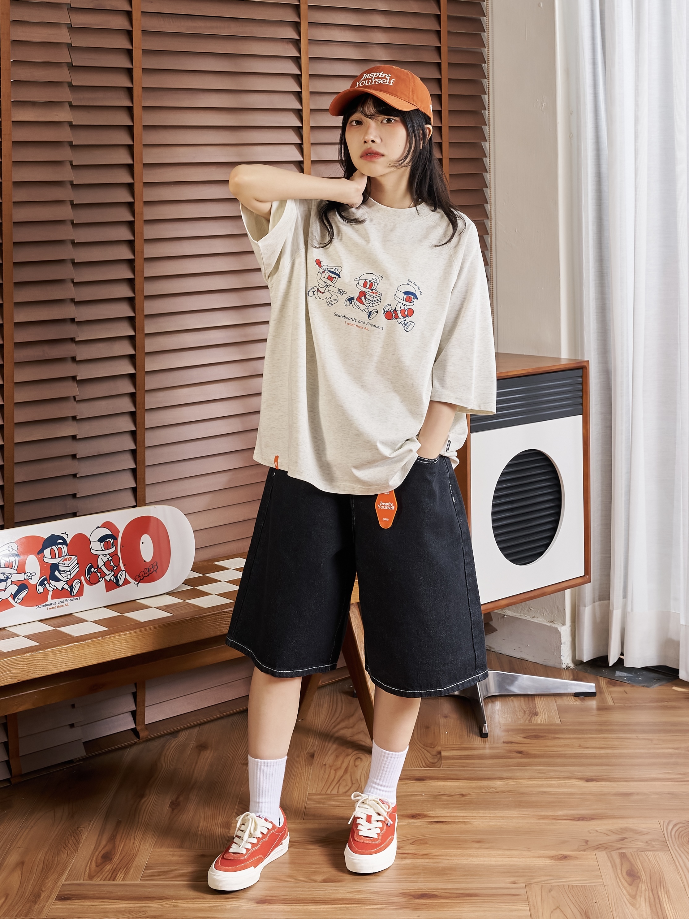 MOMO x BOYEE TouTou MoMo 小偷印花短袖 2色