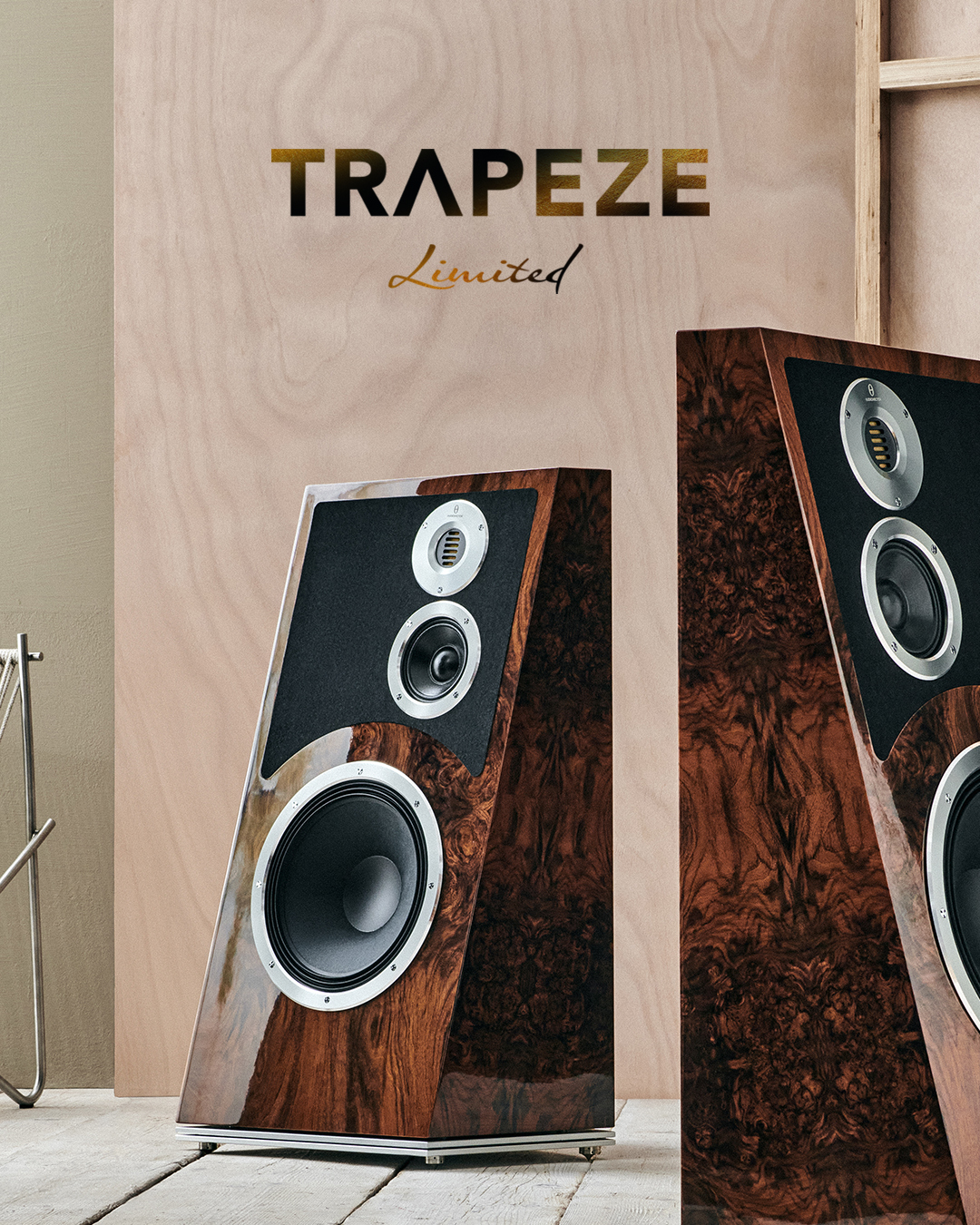 【Limited Edition 30 Pairs Worldwide Only】Audiovector Trapeze Reimagined Speaker