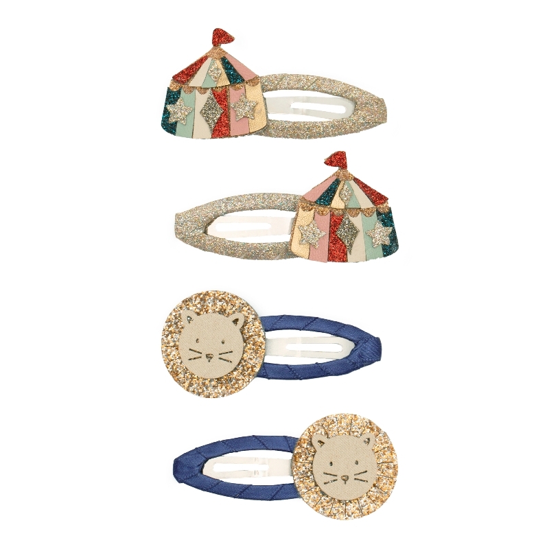 Mimi & Lula 魔幻世界-馬戲團獅子滴答夾4入