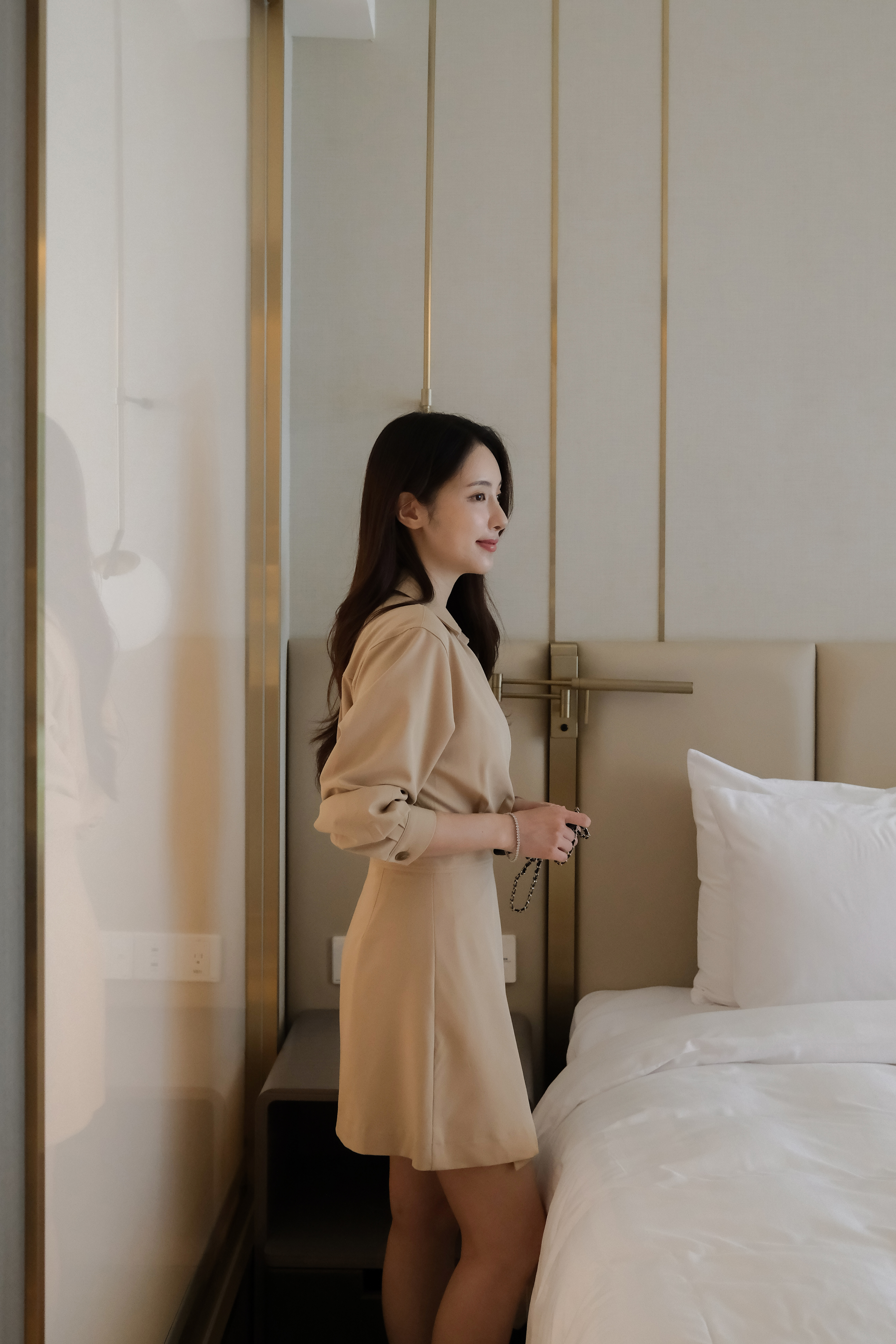 🚀當日出貨【🌸早春新品 】 Eileen 法式都會襯衫鈕釦洋裝 ( 2 colors )