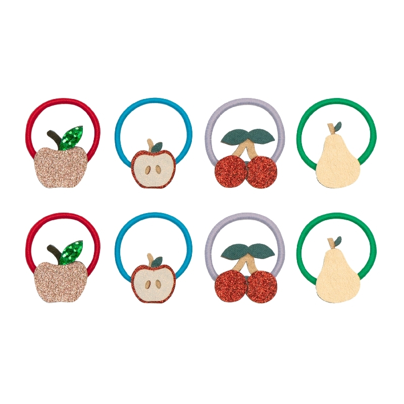 Mimi & Lula 秋日山林-綜合水果迷你髮束8入