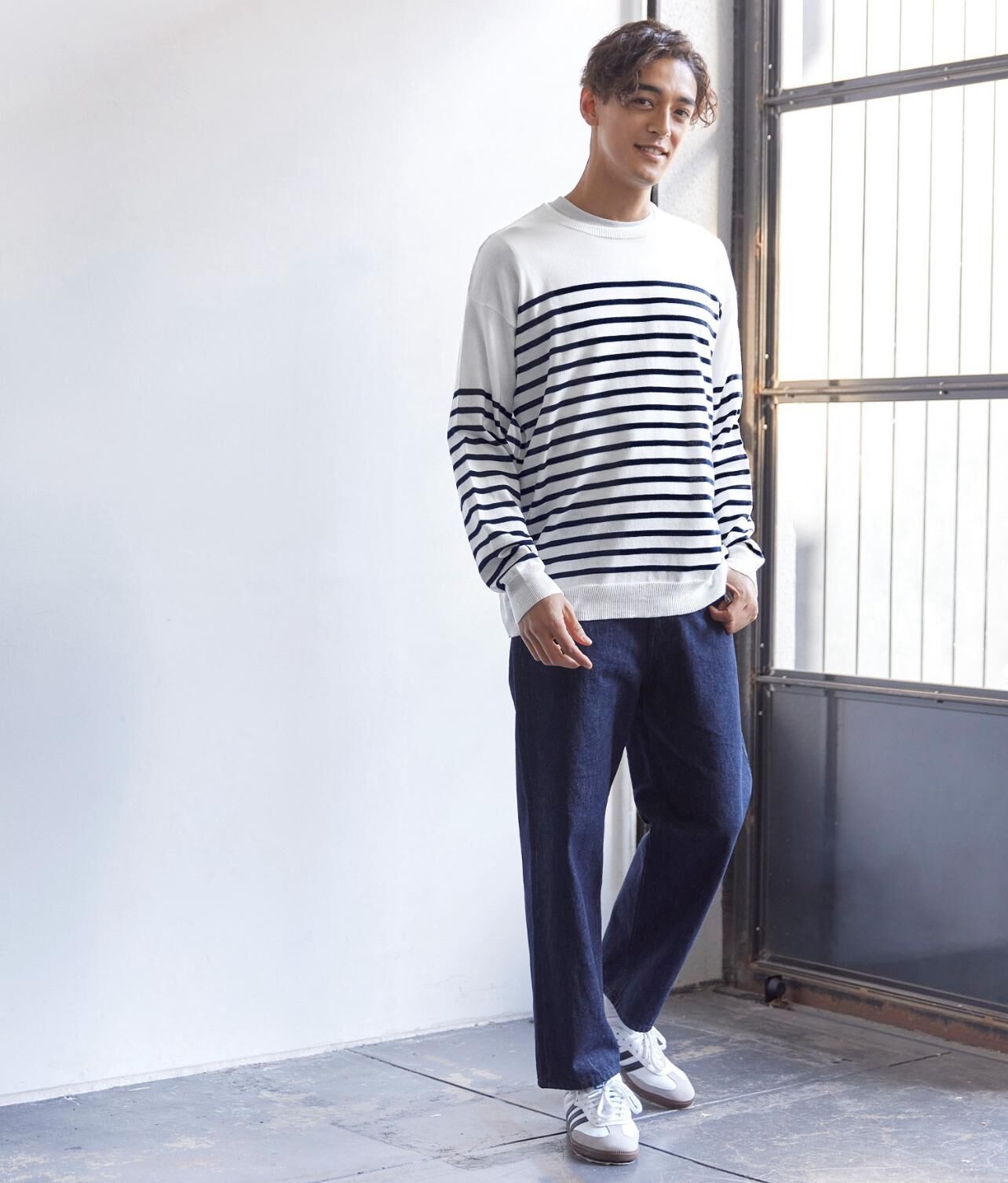 【預購】JN091708 coca 條紋針織上衣