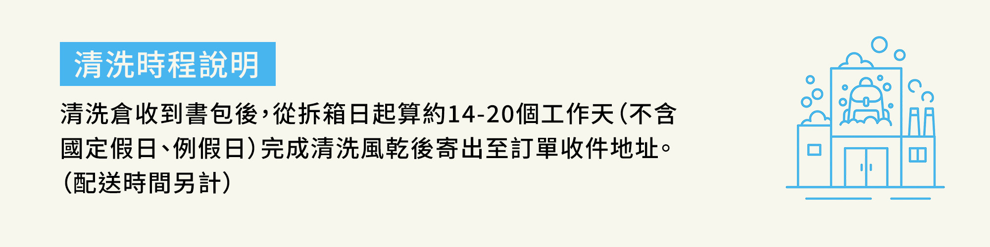 清洗時程說明