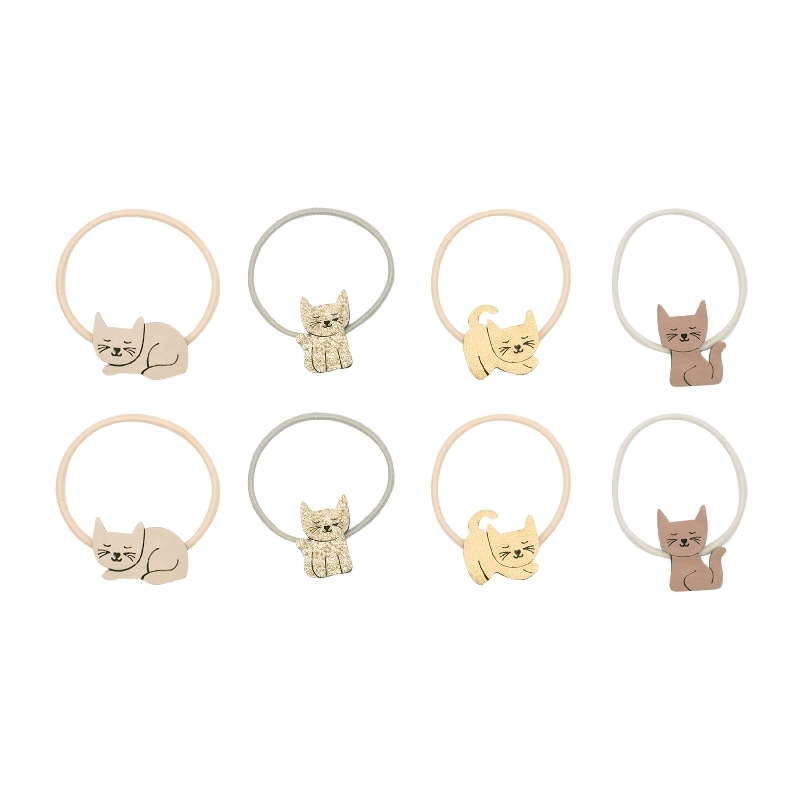 Mimi & Lula 秋日山林-迷你俏皮小貓髮束8入