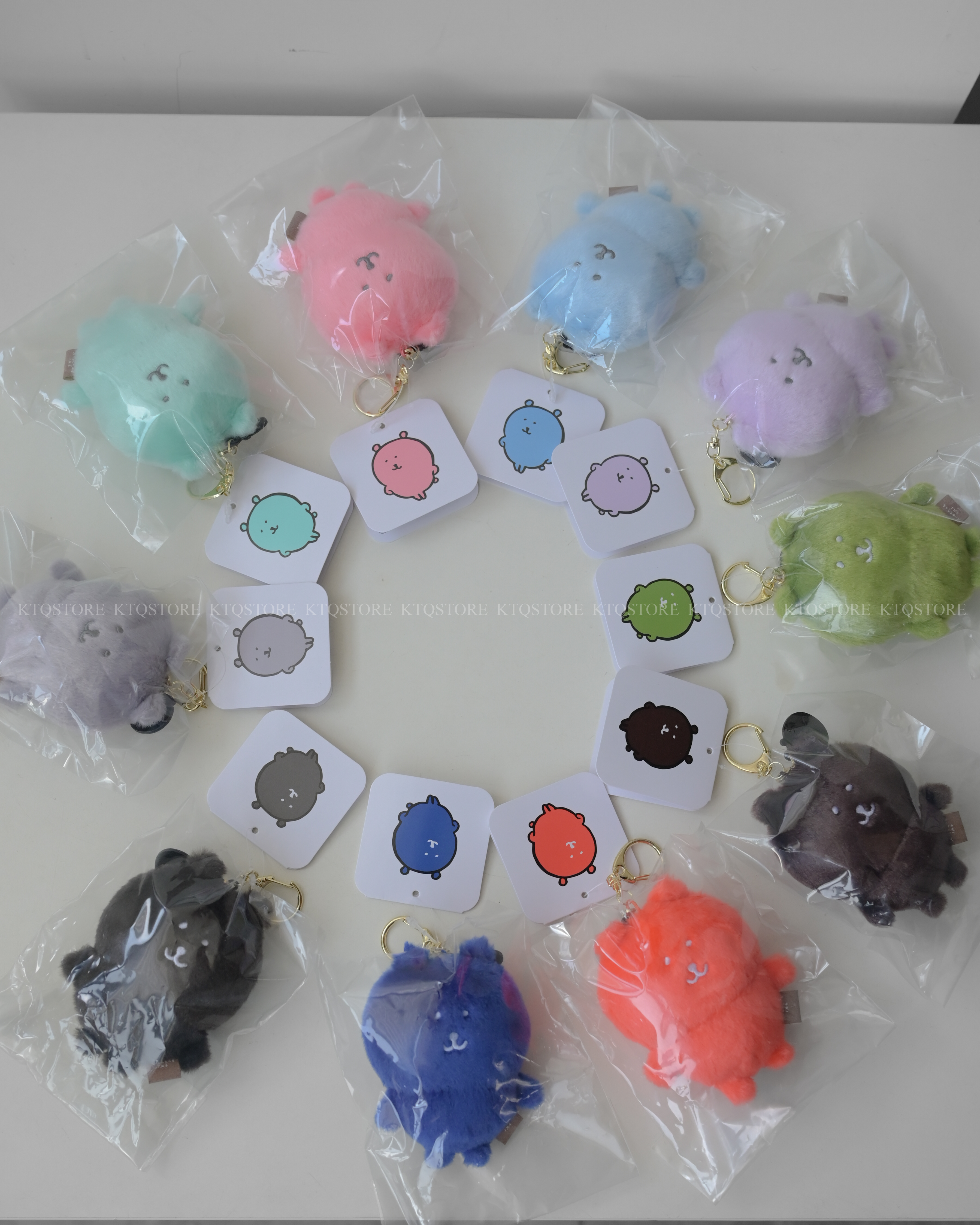 KTQ STORE ‧ 日本 Joke Bear 自嘲熊 彩虹熊白熊 12色 吊飾