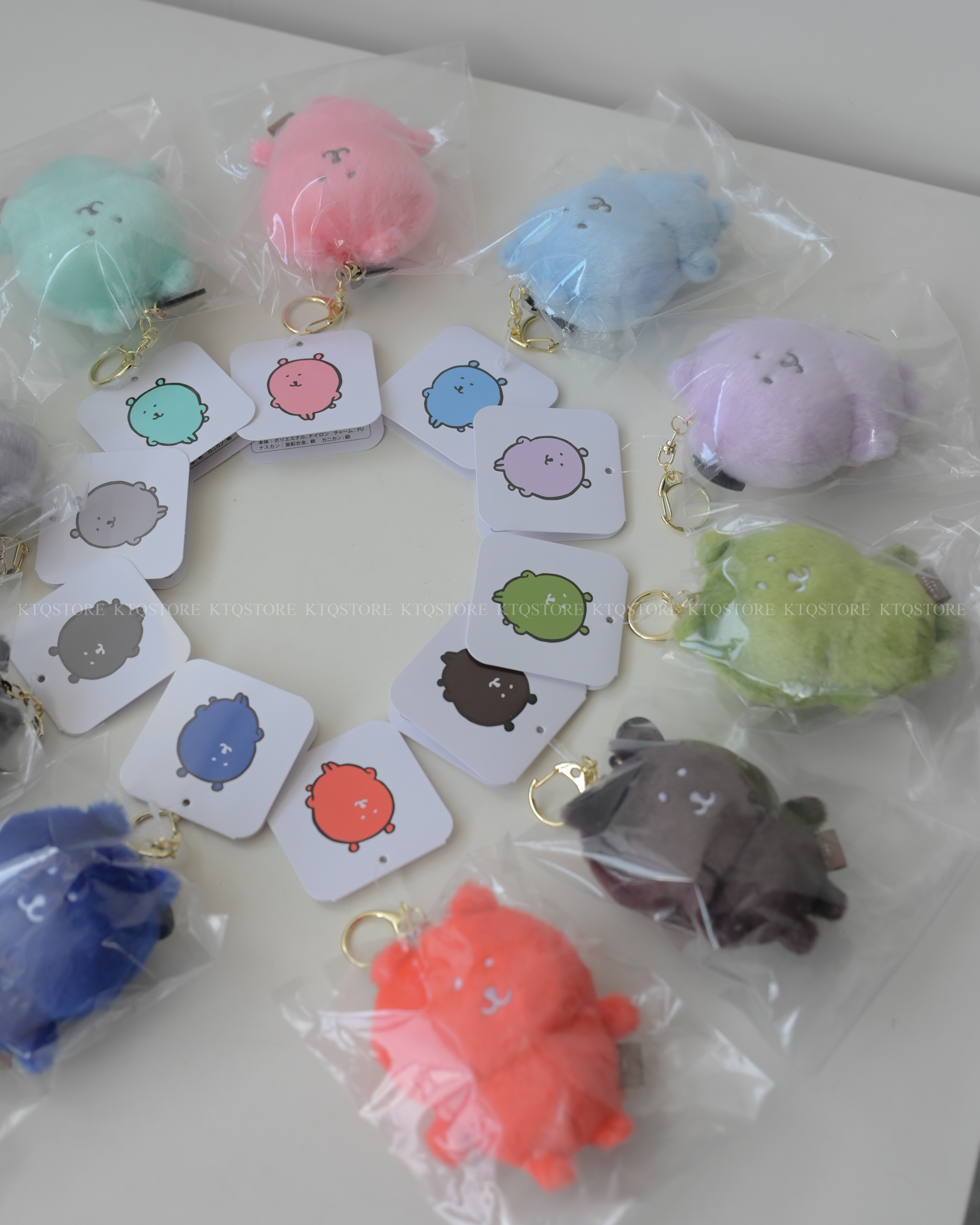 KTQ STORE ‧ 日本 Joke Bear 自嘲熊 彩虹熊白熊 12色 吊飾