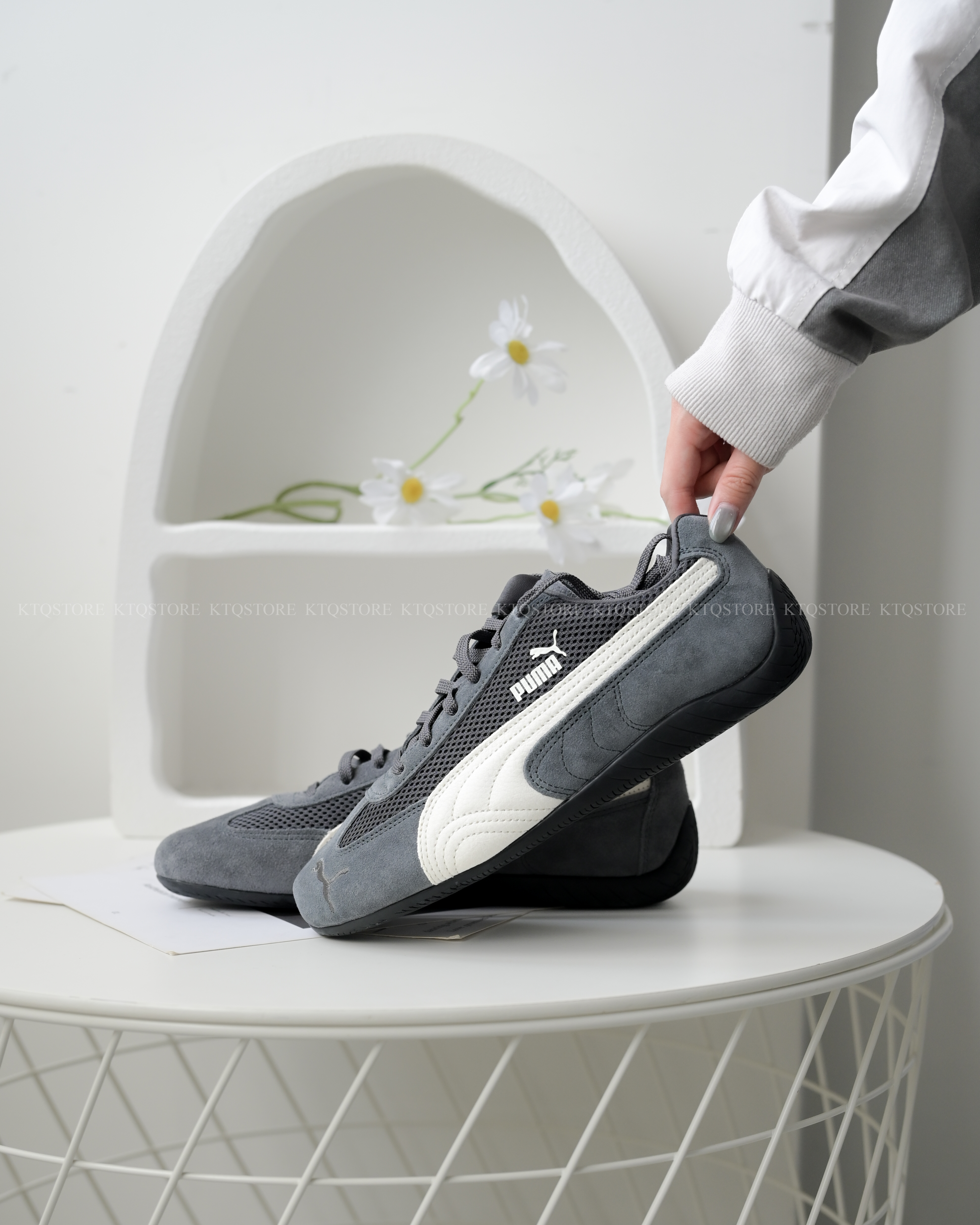 KTQ STORE ‧ Puma Speedcat Mesh Dusky Grey 賽車鞋 男女同款 灰色 404370-01