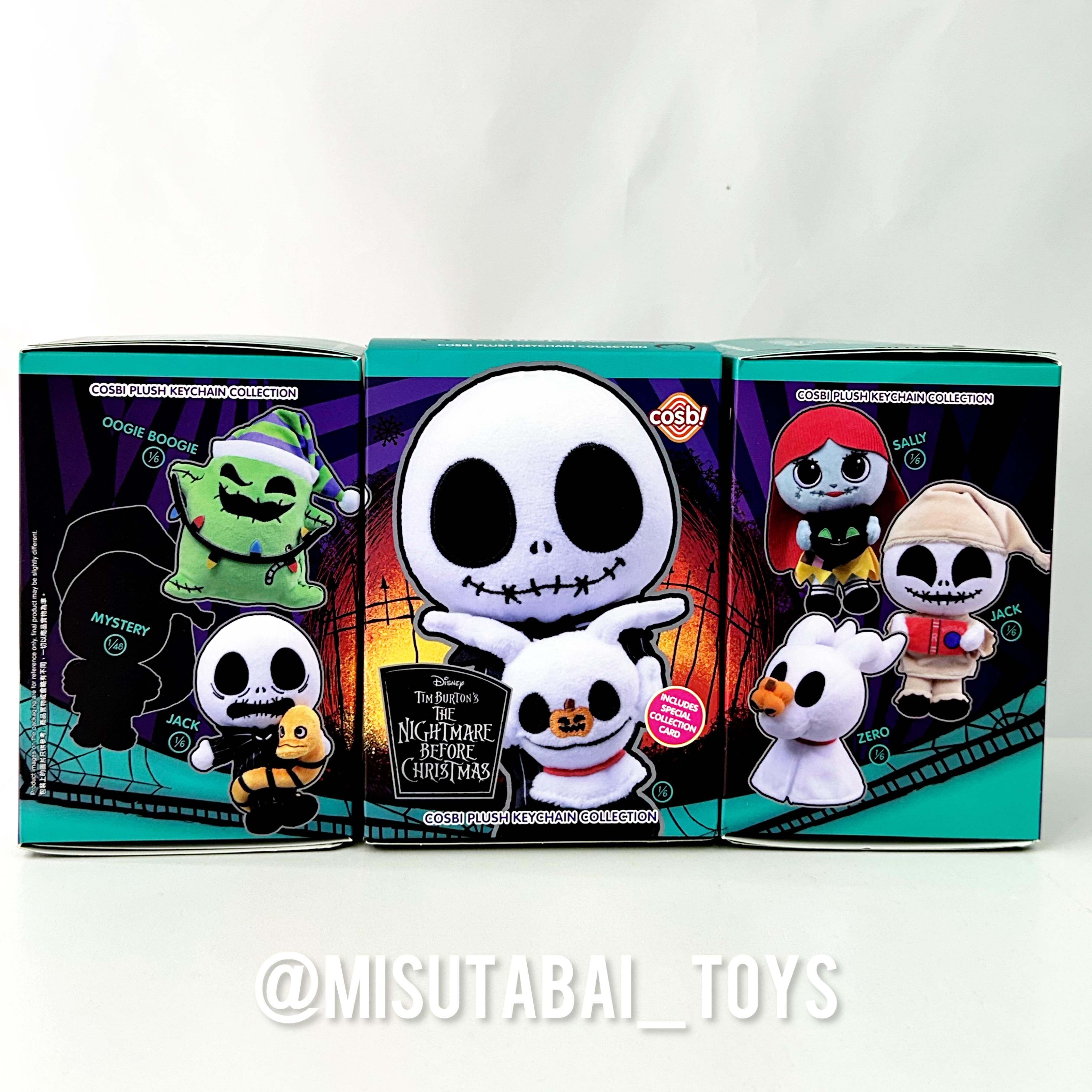 The Nightmare Before Christmas  Cosbi Plush Keychain Collection