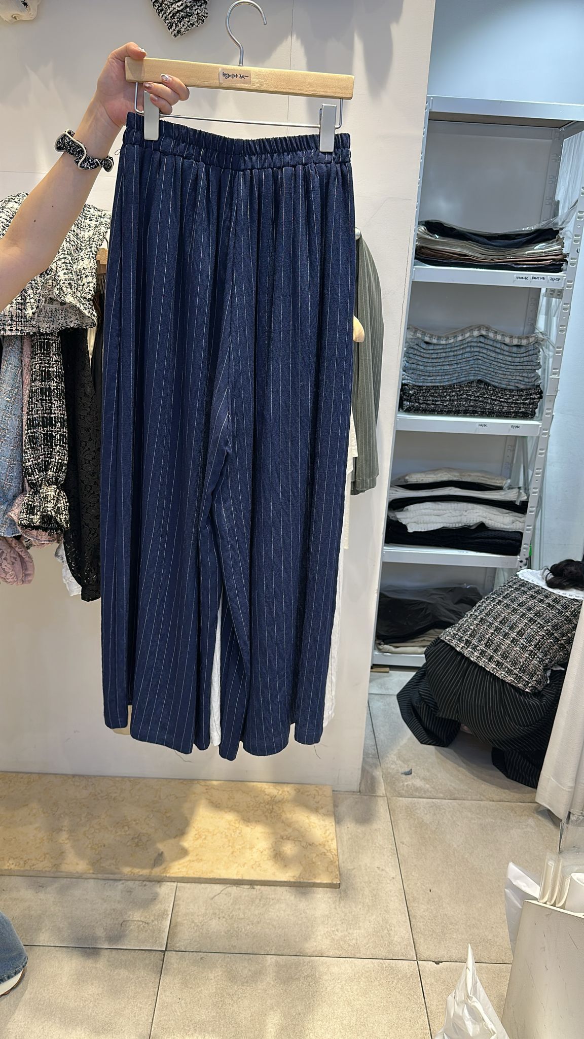 AA85 直間橡筋腰褲