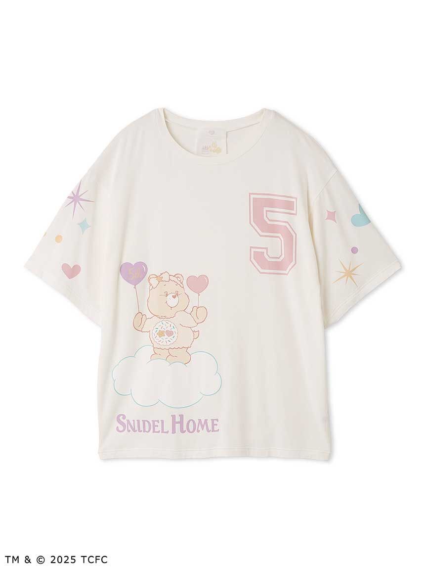 預購┃SNIDEL HOME Care Bears 彩虹熊 愛心熊 短袖 涼感T恤 家居服