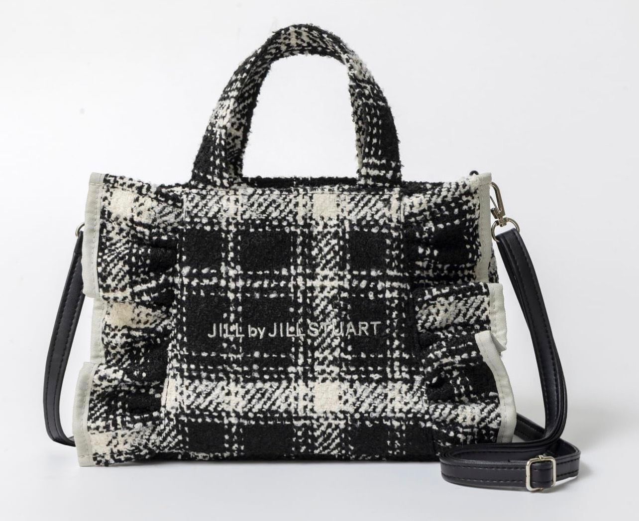 【預購】JN091713 JILL by JILL STUART BOOK 粗花荷葉邊手提包