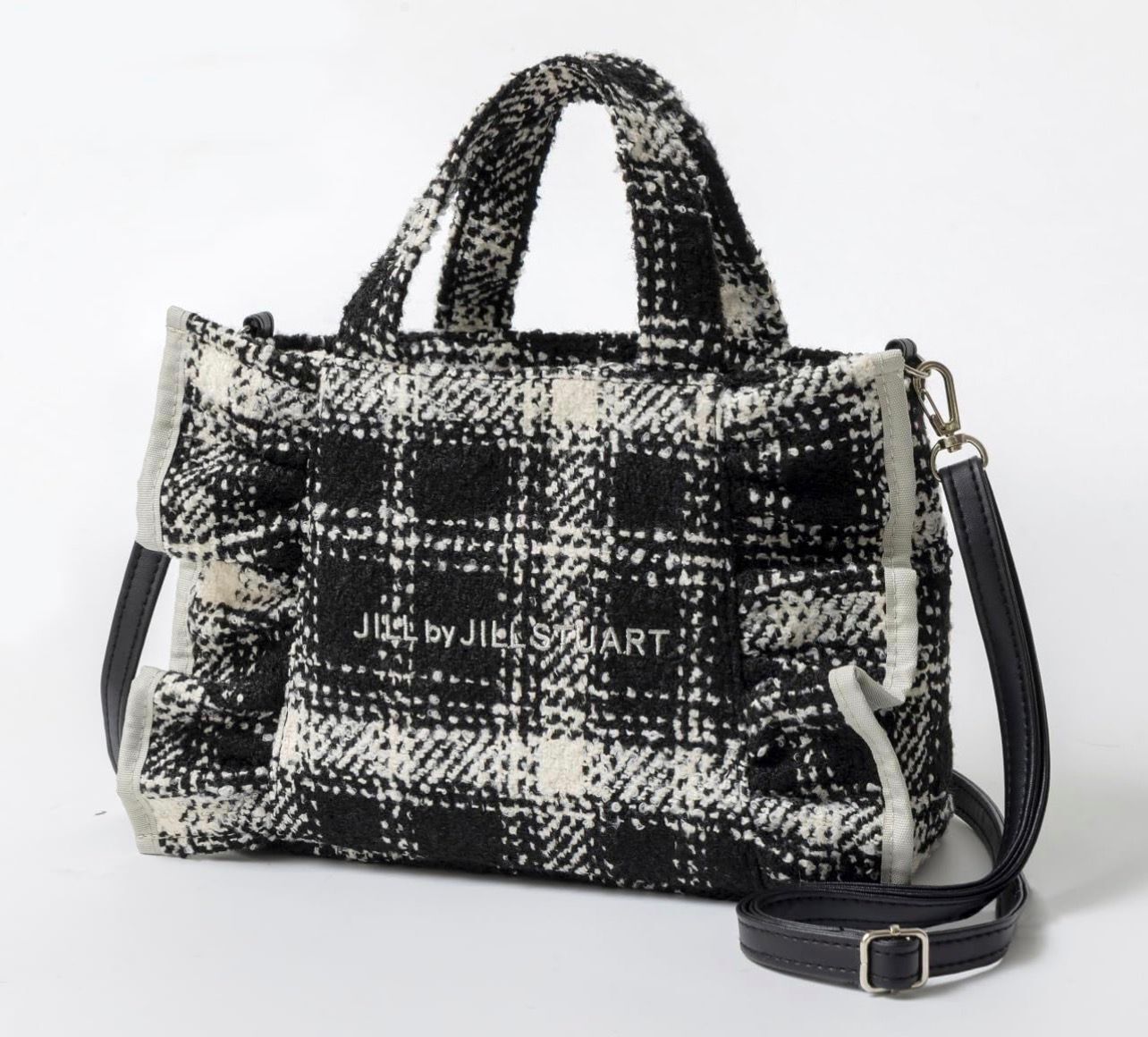 【預購】JN091713 JILL by JILL STUART BOOK 粗花荷葉邊手提包